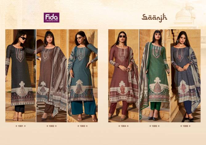 Saanjh By Fida Voile Cotton Dress Material Wholesale Clothing Suppliers In India